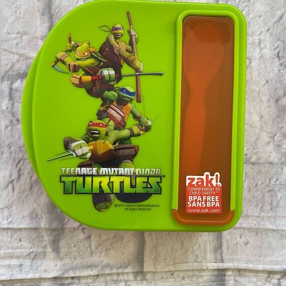 ZAK! Teenage mutant ninja turtle lunch box w/spoon & polar insulated waterbottle - Picture 9 of 14